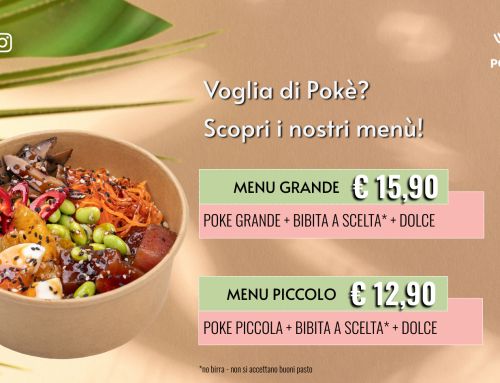 PROMO menù per tutto Ottobre